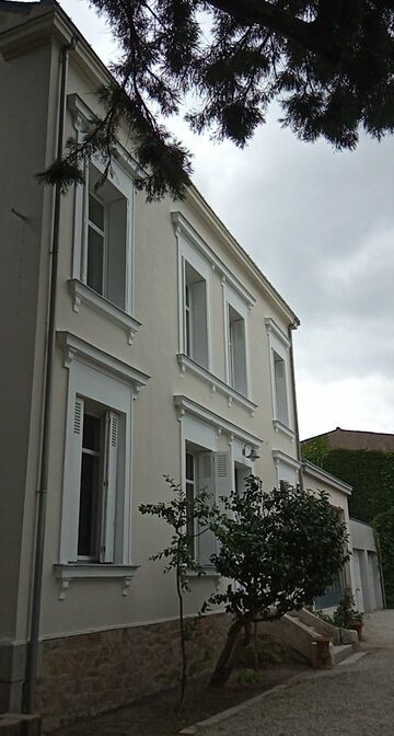 Peinture façade - Noir et couleur - Angers