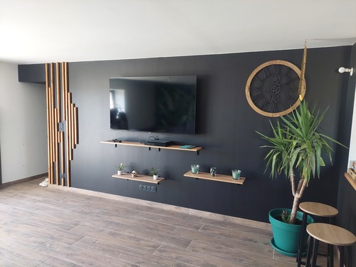 pose de papier peint panoramique